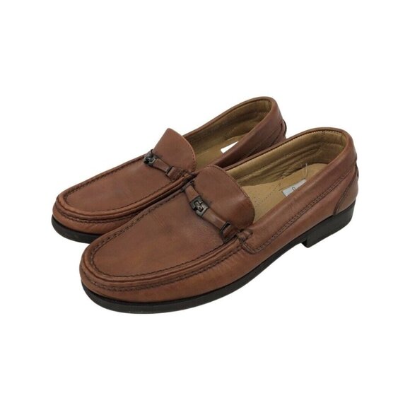Mens Cable & Co Shoes 10D Slip On Loafers Made in Italy EUC - Picture 1 of 9